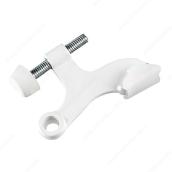 Butoir de porte à charnière ultra robuste en acier blanc