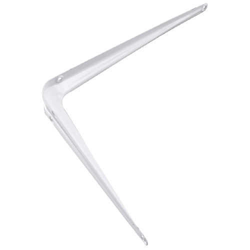 Support de tablette en acier, 8", blanc