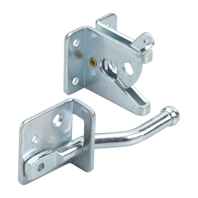 Loquet de portail réglable - Zinc