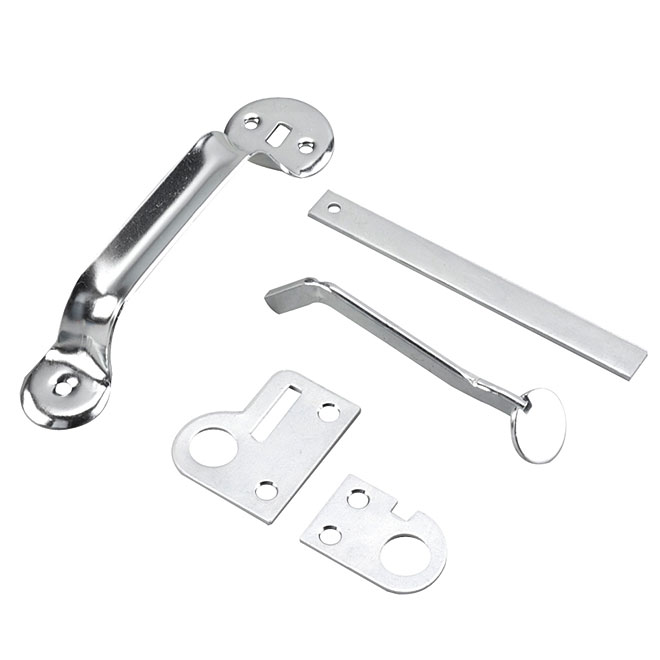 Loquet à poucier pour portail - Zinc