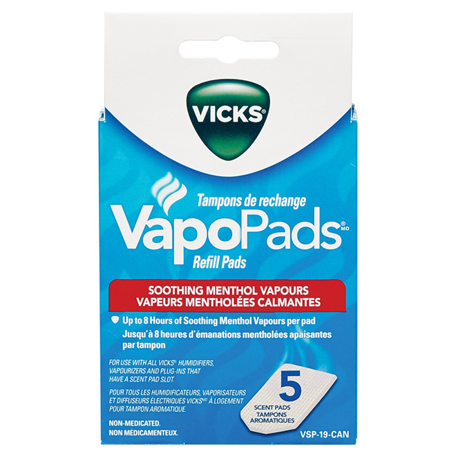 Tampons de menthol parfumés, paquet de 5