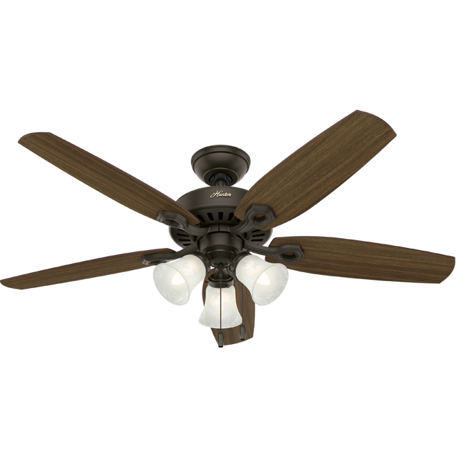 "Hinman" 3-Light 5-Blade Ceiling Fan - 52"
