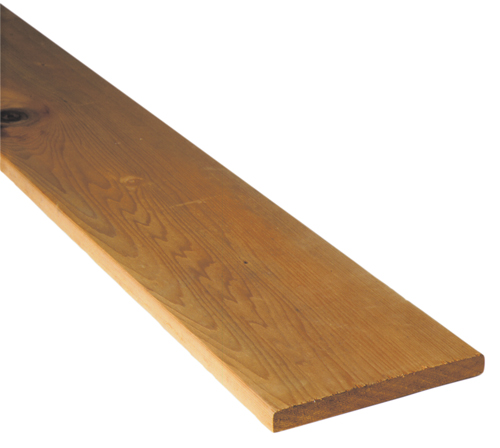 Bois de cèdre noueux 1 po x 8 po x 8 pi