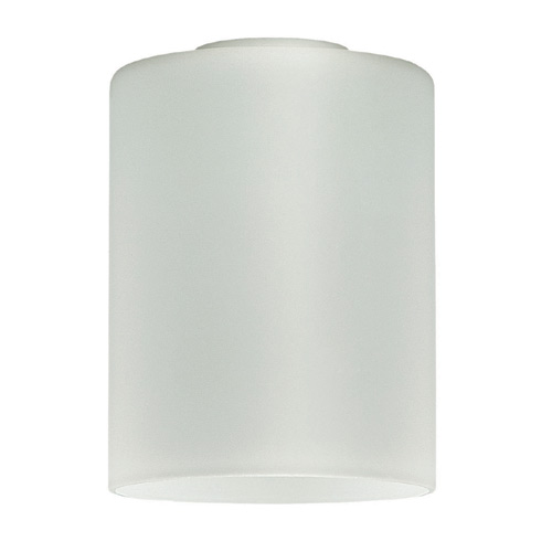 Cylinder Hand-Blown Glass Shade - White
