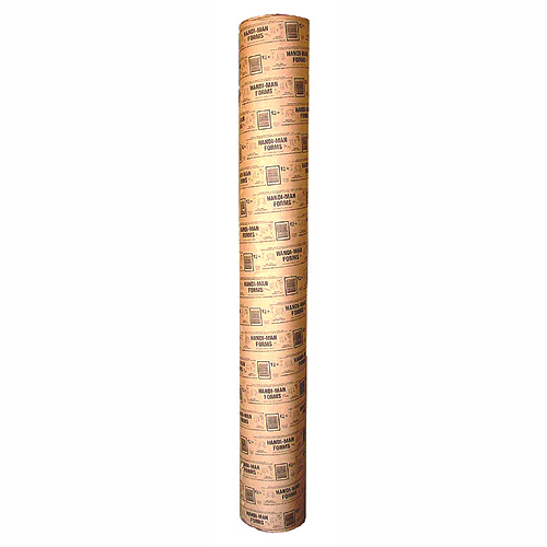 Waxed Construction Form - 6" x 8'