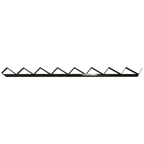 Steel 8-Step Stair Riser - Black