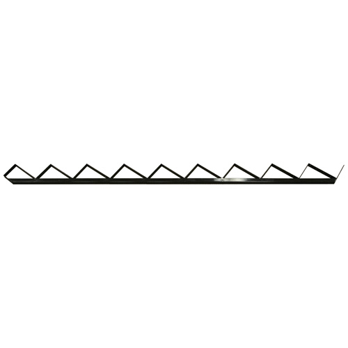 Steel 9-Step Stair Riser - Black