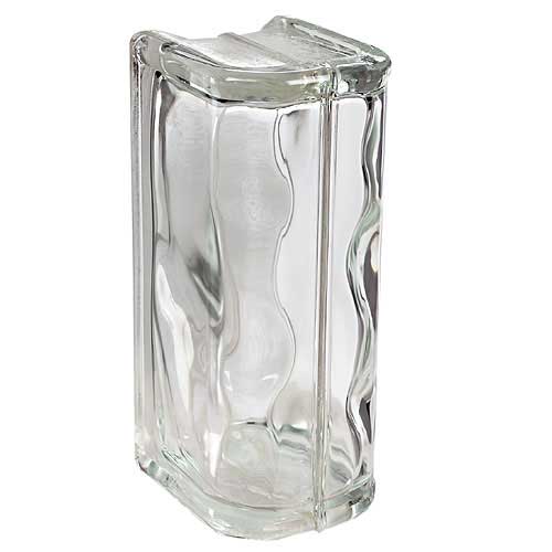 Glass Block - "Decora" Thin-Line End Block