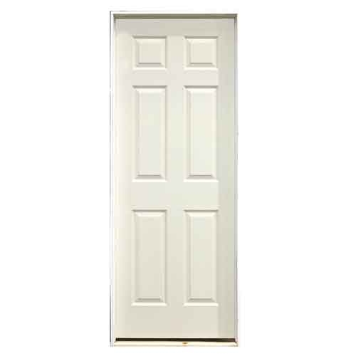 6-Panel Pre-Hung Interior Door 32" x 80" - Left