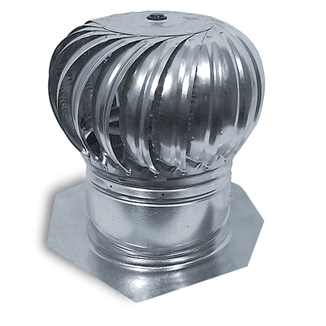 Aluminium Rotary Turbine with Internal Bracing - 12"