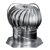 Turbine rotative galvanisée avec support externe, 12