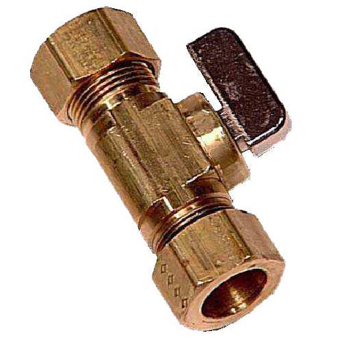 Straight ball valve