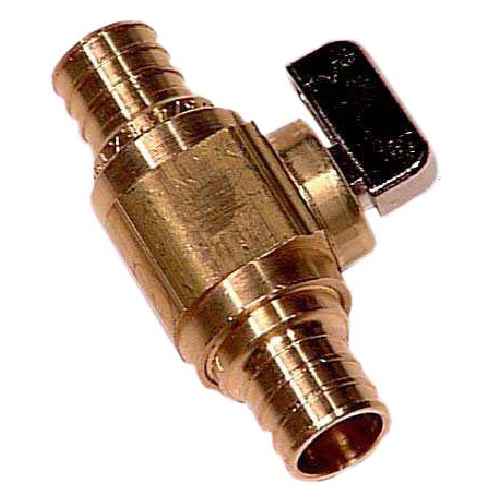 Straight ball valve