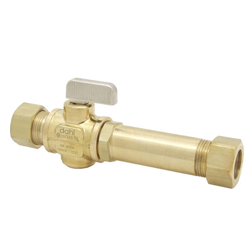 Straight mini-ball valve