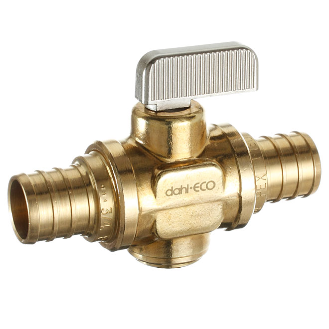 PEX In-line Stop and Isolation Valve