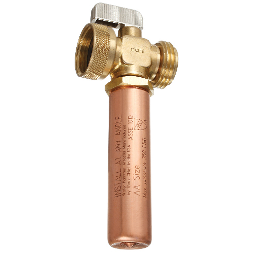 Supply Stop Straight Valve with Water Hammer Arrester