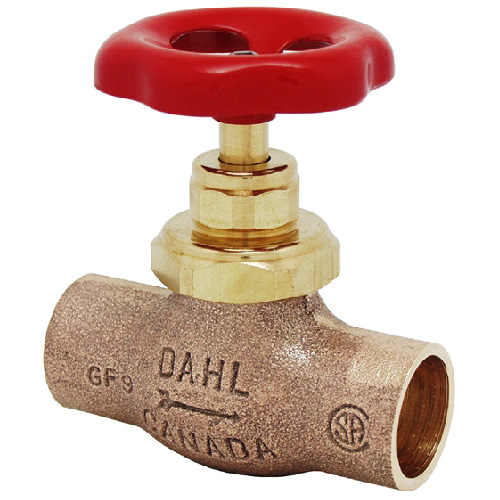 Robinet d'arrêt à compression