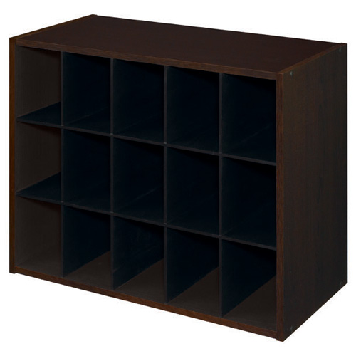 "Cubeicals" 15-Cube Organizer 20" x 24" - Espresso