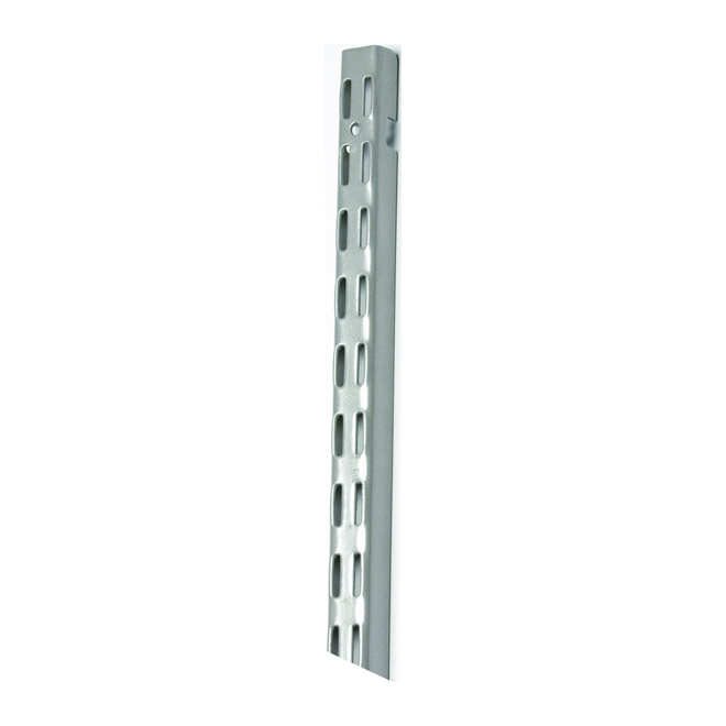 Rail vertical « ShelfTrack » de 48 po, nickel