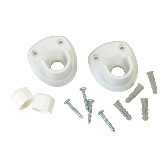 Wall Brackets For closet Rod