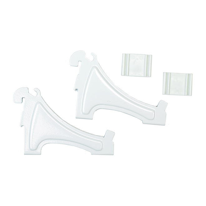 Bracket for Shoe Shelf - White