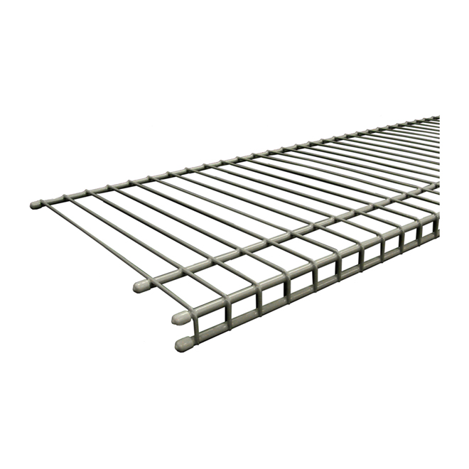 "SuperSlide" Wire Shelf 12" x 72" - Nickel
