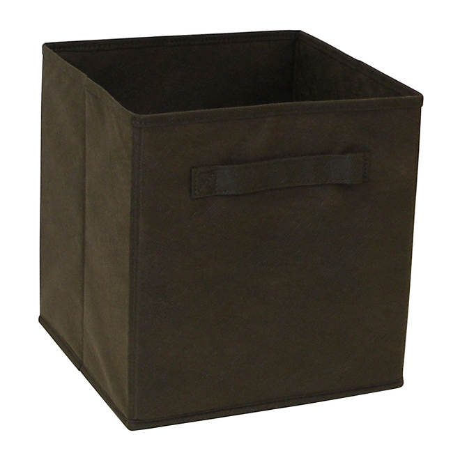 "Cubeicals" Fabric Drawer 10.5" x 10.5" - Brown