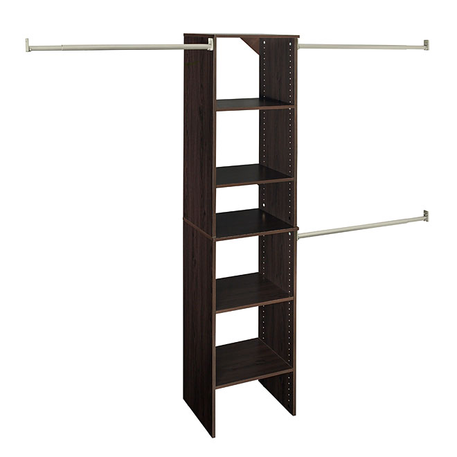 Organisateur pour garde-robe 6 à 9 pi - Espresso