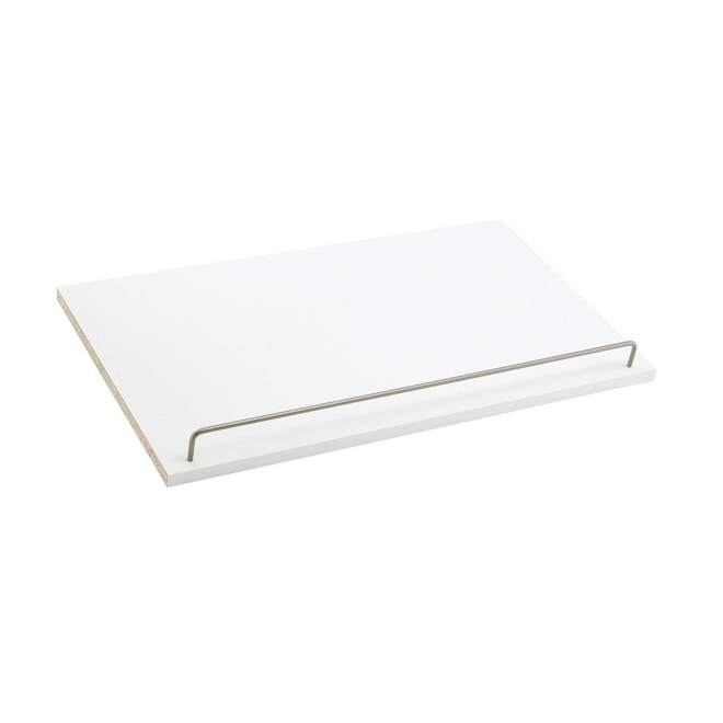 Ensemble de 2 tablettes à souliers, blanc