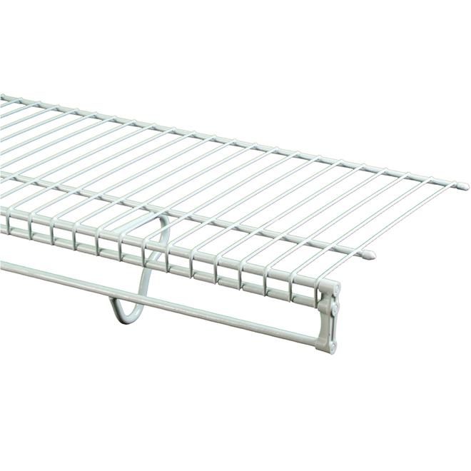 Wire Shelving - TotalSlide - White - 12" x 12'