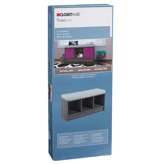 closetmaid storage bench closetmaid 3 cube storage bench grey rona closetmaid storage bench closetmaid 3 cube storage bench grey rona