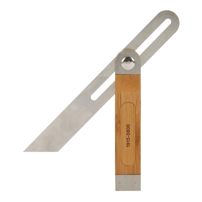 8" Bamboo and Stainless Steel Sliding T-Bevel