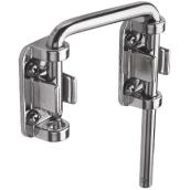 Verrou à boucle de en acier pour porte coulissante, 2 1/8