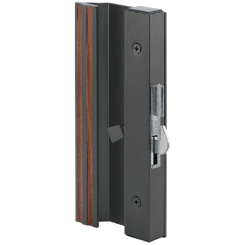 Black Sliding Patio Door Low Profile Handle Set