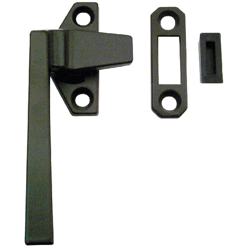 Bronze-Finished Casement Locking Handle - Left Handed