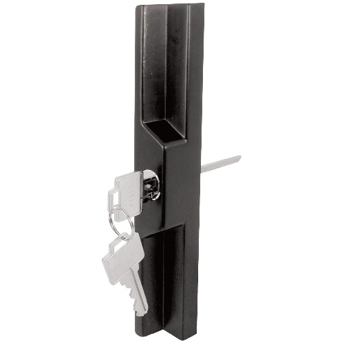 Adjustable Black Diecast Outside Pull with Key