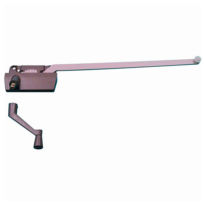 Single Arm Crank for Casement Window - Bronze