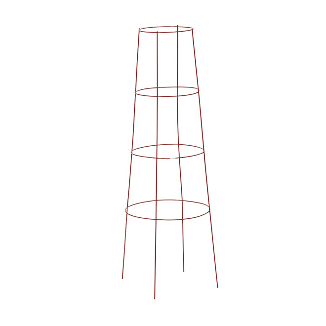 Inverted Tomato Cage and Plant Support 48" - Red