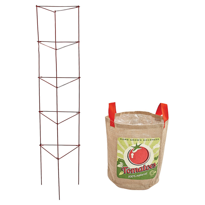 Tomato Grow Bag and Plant Support - 10 Gal.