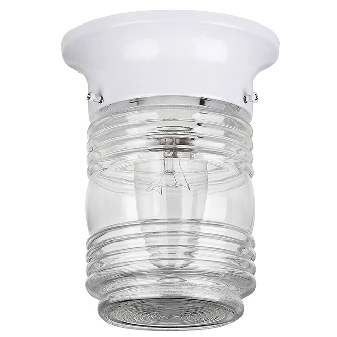 Outdoor Flush-Mount Jam Jar Light