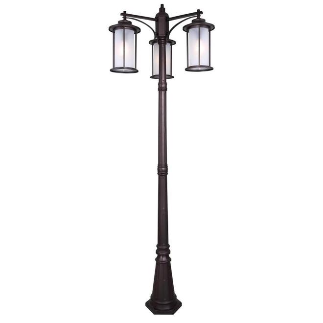 "Trenton" 3-Head Outdoor Lamp Post