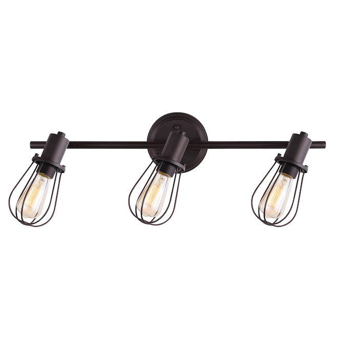 Bastian 3-Light Track Fixture - Oiled Bronze