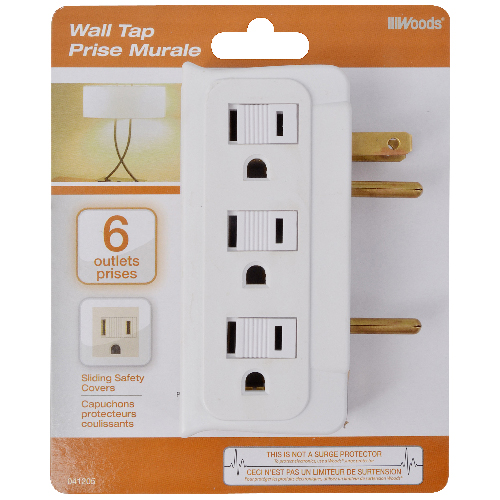 6-Outlet Wall Tape