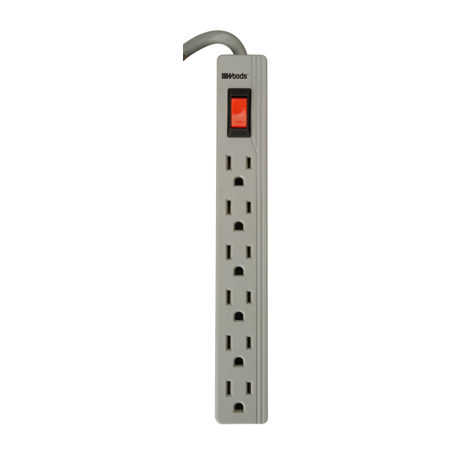 6-Outlet power bar