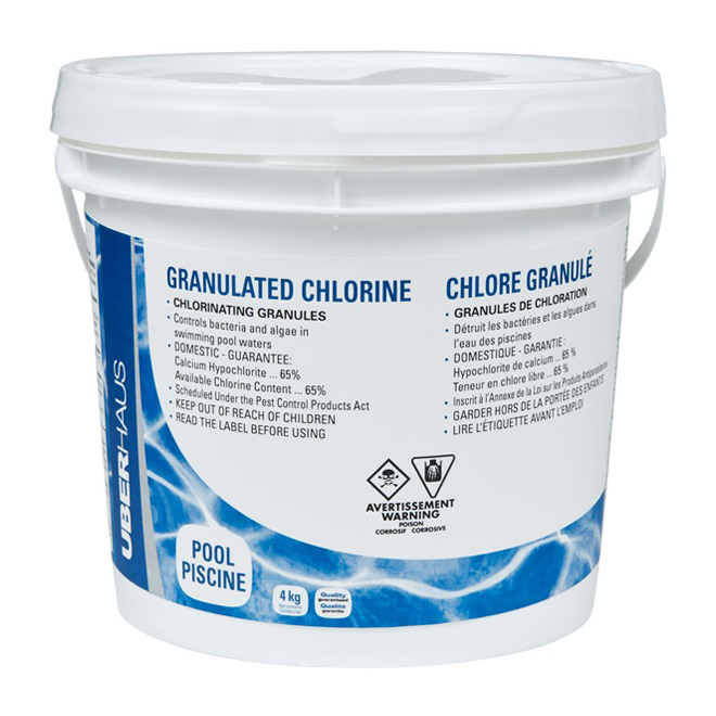 Chlore granulé 65 %