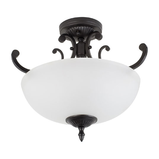 "Chelsea" 3-Light Semi-Flushmount