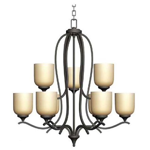 9-light chandelier
