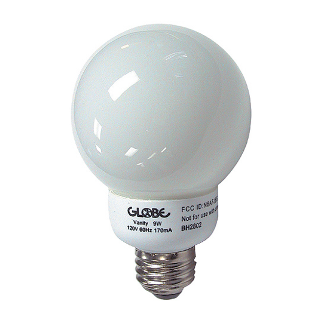9-W vanity bulb