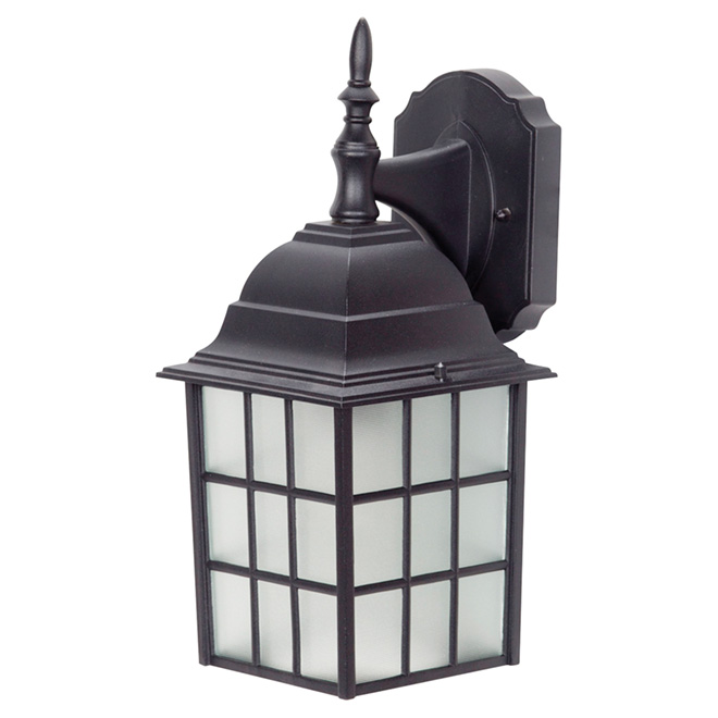 Lanterne d'extérieur, 13,75 po, noire