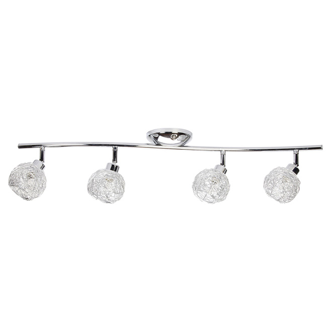 4-Light Track Light 28.74" - Chrome